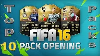 Fifa 16 Top 10 Luckiest Packs Ever  RONALDO IF & LEGENDS !! Live Pack Reactions Ultimate Team