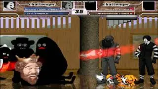 Mugen Battle #888 Super Dark Shadow Donald, 24P Ronald, Tails & Cream VS Team Shadow Ronald