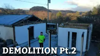 FACTORY DEMOLITION Pt.2 - Man vs breezeblock