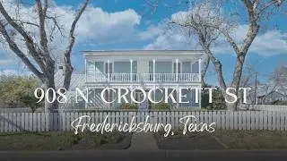 908 N Crockett St Fredericksburg TX | Victorian STR w/ Pool