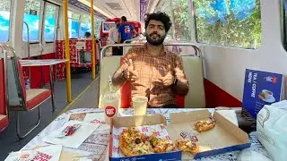India 1st Food Bus Restaurant | Dilli Ke Chatorey #food #foodies #foodie #pizza #coffee #streetfood