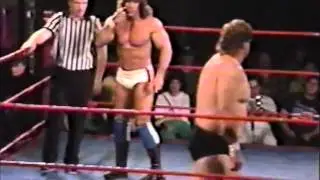 IWA Championship Wrestling - Kerry Von Erich vs Man Mountain Mike Moore