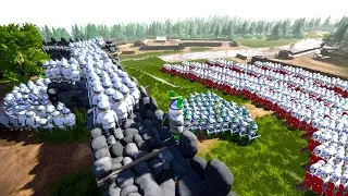500 Men GALLIC Fort UNDER MASSIVE ATTACKS - Shieldwall