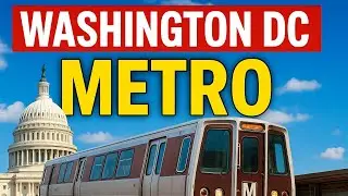 Washington DC Metro Train Ride 🚇 | 4K HD | Capital Transit Journey