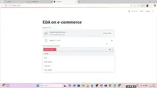 EDA Web App Using Streamlit and Python