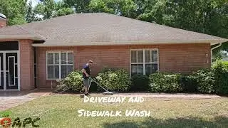 Transforming Curb Appeal! | House, Roof & Driveway Power Wash