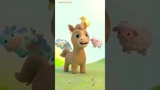 Harry Horse Hears Farm Sounds! 🐴🐮🦆 | English Poem for Kids | Kids Rhymes Shorts