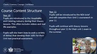 Year 9 Options   Subject Presentation Hospitality and Catering September 2026