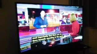 BBC reporter slips C word into his live report