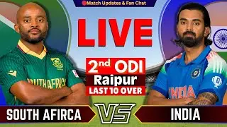 INDIA  vs South Africa, 2nd ODI | Score & Commentary  | IND vs SA Live | Last 10 Over