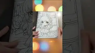 Flip Through Coloring Books | Chibi Girls Volume 1 #coloringbook #coloring #coloringinspiration
