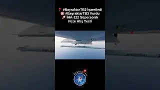 📍 #BayraktarTB2 İşaretledi 🎯 #BayraktarTB3 Vurdu🚀 İHA-122 S&uuml;personik F&uuml;ze Atış Testi
