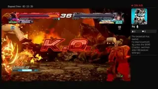 ShadowRock8's Live PS4 Broadcast Akuma Ranked