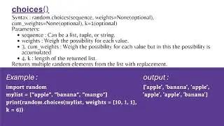 Random Module and Pandas (Cleaning Data) in Python