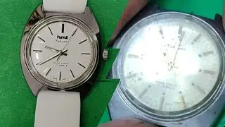 how to repair a HMT kohinoor manual winding watch? servicing HMT cal.0231