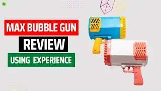 Max Bubble Gun Review | How to Use Biggest Bubble Gun Machine!
