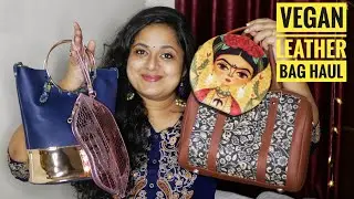 vegan leather bag haul |Affordable Indian brands| Leotales by Niranjana