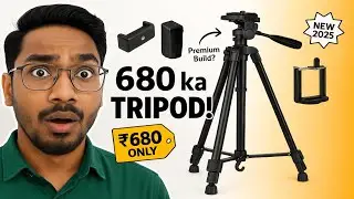 Qolic 55 Inch Tripod Unboxing 🔥 | Best Budget Tripod Under ₹700? Full Review & Test