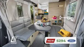 Profil&eacute; Slim S294 &ndash; Le camping-car compact et astucieux pour 4 voyageurs | Mod&eacute;lisation 3D compl&egrave;te