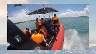 RHIB Speed Test @ 35knots and Sea Trial