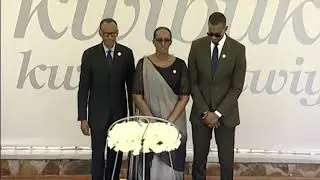 100 days of mourning on 25th anniversary of genocide (Rwanda) - ITV News - 7th April 2019