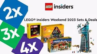 Weekly LEGO Deals!! Part 2: LEGO Insiders Weekend and LEGOshop Black Friday Preview!!