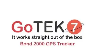 Bond 2000 GPS Tracker - GoTEK7