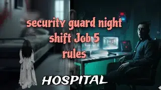 Horror hospital night shift Job 5 rules| 2025 Horror video| 