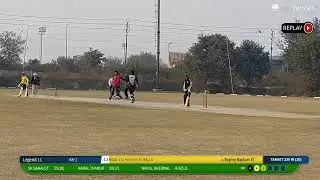 Raging Raptors XI vs Legend 11 live cricket match | Goat League  live - VK Cricket Ground, Rajnagar