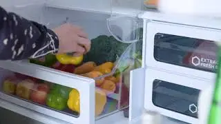 Sharp SJ-EX820FSL Four Door Fridge Freezer DK