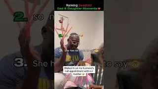 Top 3 Sweetest Dad & Daughter Moments❤️