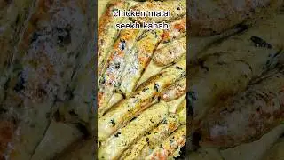 Chicken Malai Seekh Kabab 😍 |Juicy Chicken Kabab That Melts 🤍#shorts