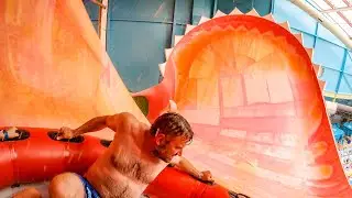 Aquatopia - Giant VENUS SLYDETRAP Water Slide POV