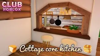 Cottagecore Kitchen 🥞 || Log cabin || Club Roblox || Speed build