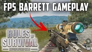 FIRST PERSON BARRETT DESTRUCTION! - Rules of Survival: Battle Royale