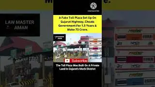 Fake toll plaza setup on Gujarat Highway.