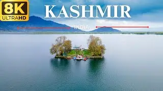 KASHMIR ( INDIA ) 8K ULTRA HD - EPIC VIRTUAL TOUR ✈️🏝🌿🌴 | SLEEP MUSIC