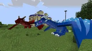Minecraft : thế giới rồng #2 tập 31 nuôi lớn rồng hoang dã băng