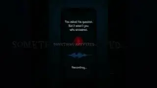 It answered. But I never spoke. #horrorteaser #psychologicalhorror #hauntedvoice #scary
