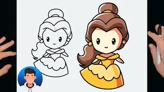 How to Draw Belle | Beauty and the Beast👸🏼