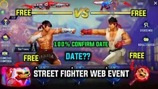 Street fighter event in free fire/street fighter web event full detail/free fire street fighter