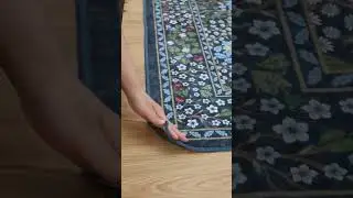 Easy-to-use Corner Rug Grippers from Lahome | Firm and durable without damaging floors #diy #rugs