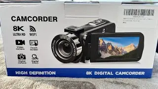 Wikico 8K Video Camera Unboxing