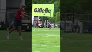 Drake Maye throwing darts at Day 2 of #Patriots OTAs 🔥