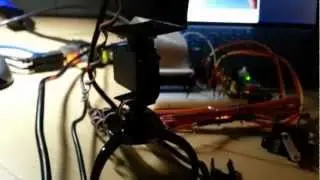 Raspberry Pi Servo Driven Webcam Mount