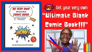 DRAW YOUR OWN - The BEST Blank Comic Book