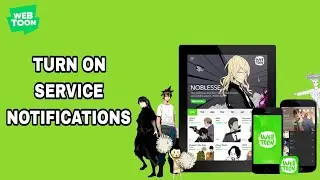 How To Turn On Service Notifications On WebToon App