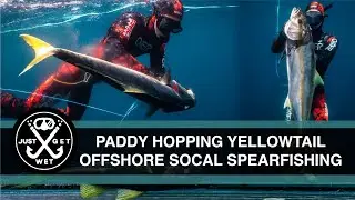 Paddy Hopping for Yellowtail in SoCal | Spearfishing Southern California with Just Get Wet