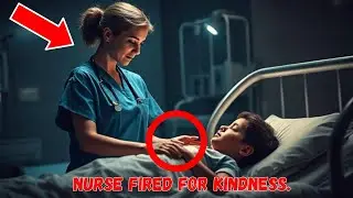 A NURSE WAS UNFAIRLY FIRED FOR TREATING A POOR CHILD FREE OF CHARGE... AS THE NURSE WAS GATHERING...