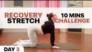 Full Body Recovery Stretch   10 Minute Yoga for Sore  Tired Muscles #yogagirl #yogapose #stretching 